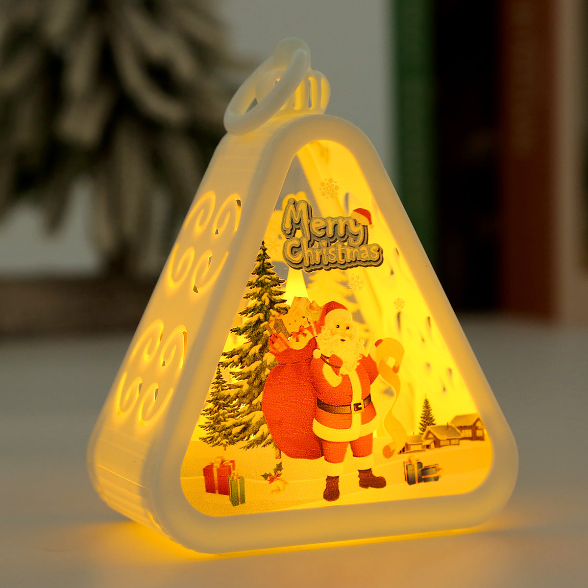 Vintage Christmas Lantern Night Light