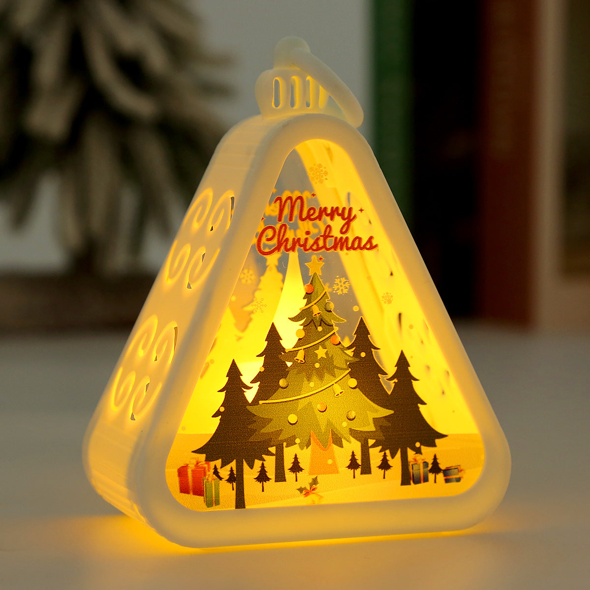 Vintage Christmas Lantern Night Light
