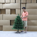 Artificial Christmas tree shown at the supplier warehouse
