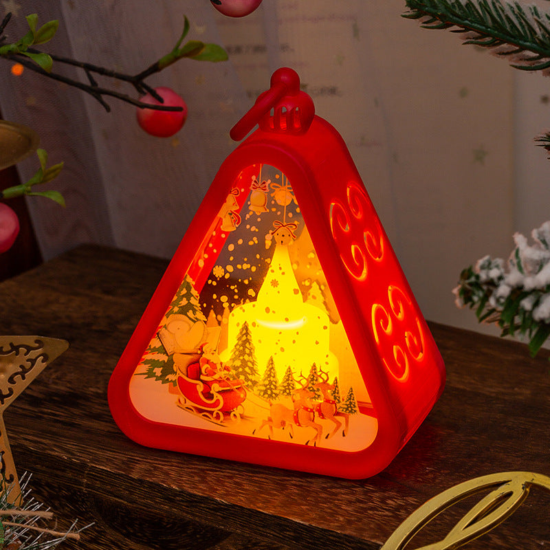 Vintage Christmas Lantern Night Light