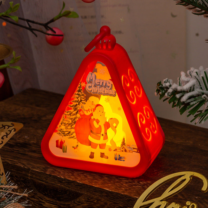 Vintage Christmas Lantern Night Light