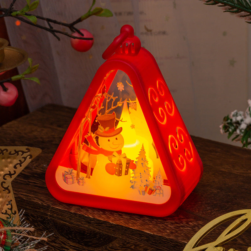 Vintage Christmas Lantern Night Light