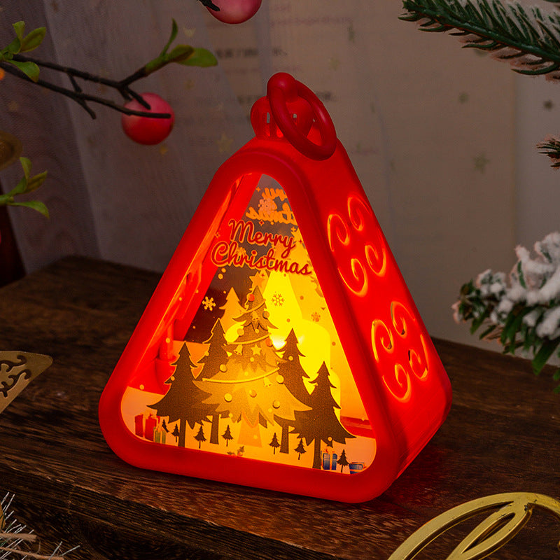 Vintage Christmas Lantern Night Light
